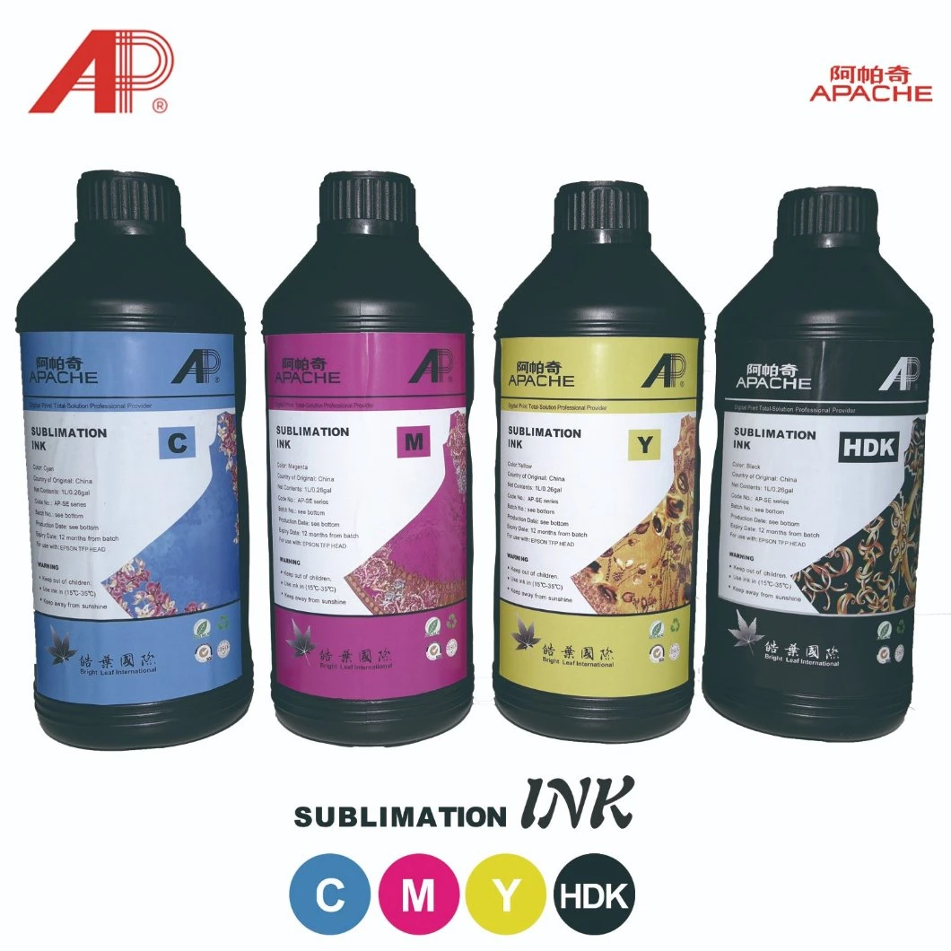 Eco-Friendly 1L Universal Bulk Dye Bottle Color Sublimation Printer Ink for All The Brands Printing Inks