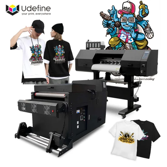 Udefine Dtf Supplies Film Powder Eco-Friendly Waterproof Sunproof Dtf Ink for White Ink Printer Dtf Printer and Hot Melt Powder Pet Film